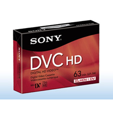 Sony DVM-63HDR 63 Minute HD Digital Video Cassette