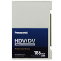 Panasonic AY-HDV186AMQ Professional Grade HDV/DV Tape (186 min)