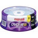 Maxell 634046 4x DVD+RW Media -15 Pack Spindle