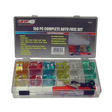 Grip Tools 16027 150 Piece All-In-One Automotive Type Blade Fuse Assortment