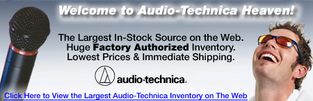Markertek is Audio Technica Heaven