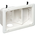 Arlington TVB712 Recessed TV Box with Angled Openings