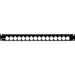 Canare Unloaded 16 Point XLR D Series Patch Panel