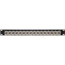 16 & 32 Point TecNec Flushmount Canare BNC Feedthru Panels
