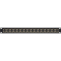 Connectronics XLR Feedthrough Patch Panels with Female XLR Connectors on Front and Rear