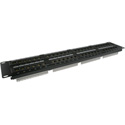 48-Port Category 5E or 6 Patch Panel 2RU