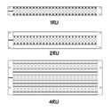 6X26 Unloaded Patch panel 4 RU