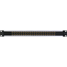 Canare 75 Ohm Digital Video Patch Bays (Loaded DVJB-W Normal Through Series)