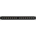 Connectronics 75ohm 2GHz BNC Feed-thru Panel for HD-SDI and SDI