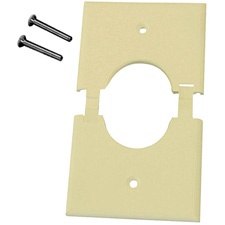 Single Gang SplitPort Cable Pass Through Wall Plates