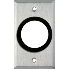 1-Gang Wall Plate with One 1-5/8 inch Grommet