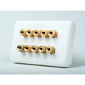 Atlona AT80100 High-Quality Wall Plate for 5 Speakers