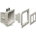 Arlington DVFR2W 2-Gang and DVFR1W 1-Gang Recessed Indoor InBox for Power and Low Voltage