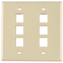 Hellermann Tyton Double Gang Series Keystone Wall Plates