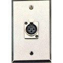 Contractor Series Wall Plate with 1 Female XLR