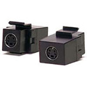 SVHS Feed Through Insert Keystone Module for Keystone Wall Plates