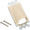 Decora Cable Pass Through Plate Inserts for Single Gang Boxes or Low Voltage Brackets