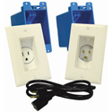 MidLite A46 In-Wall TVPower Solution Kit Almond