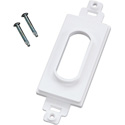 Single Gang Decora Wire Pass Through Plates with 0.6in x 1.6in Cutout