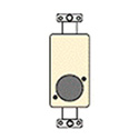 FSR SS-P1XLR-WHT White Insert Punched w/1 Neutrik D-1 Hole