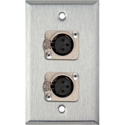 1G XLR Female Terminal Block Wall Plates