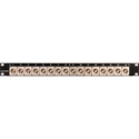 Canare 161U-BJRU & 322U-BJRU 16 and 32 Point Flushmount BNC Feedthru Panels