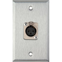 1G Wall Plates w/ Neutrik XLR D Series