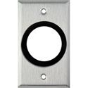 1-Gang Wall Plate with One 1-5/8 inch Grommet