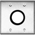 2-Gang Wall Plates with One 1-5/8 inch Grommet