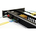 Advanced Fiber NTOSPNL1.5 Open Fiber Patch Panel for up to 24 NTOS Jacks - 1.5RU