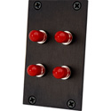 Hybrid Fiber 4 Senko ST Fiber Feedthru Module for 2RU HYMOD Systems