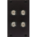 Hybrid Fiber 4 BNC Feedthru Module for 2RU HYMOD Systems