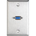 1 Gang Wall Plate W/ 1 VGA to 5  BNC Breakout
