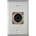 1 Gang Wall Plates with 1 Neutrik NL8MPR 8 Pole Speakon Connector