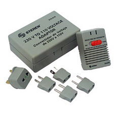 Steren Dual Voltage Foreign AC Power Converter Kit