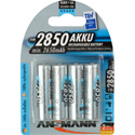 Ansmann AA NiMH 2850mAh Rechargeable Battery 4 Pack