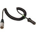 Connectronics Heavy Duty XLM4 to Cigarette Plug High Power Coiled Cables