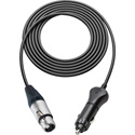 TecNec XLR Power Cables 4-Pin XLR Jack To Cigarette Lighter Plug