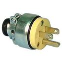 15A-125V NEMA 5-15P  Commercial Grade Vinyl Armored 3-Prong AC Male Plug Yellow