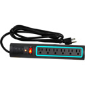 Power Play Products DAYLITE 6-Outlet 3200 Joule Surge Protector with Kool Lite