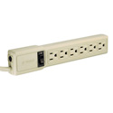 Tripp Lite PS6 6-Outlet Power Strip with Relocatable Power Tap 4 Ft. Cord