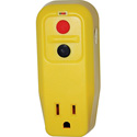 3-Wire Single Outlet GFI Adapter 115 Volt 15 Amp