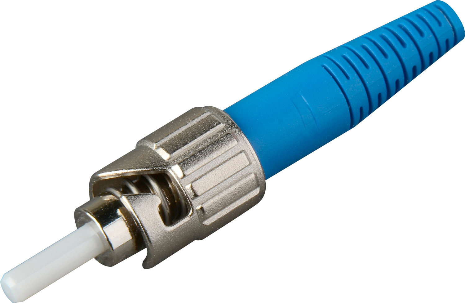 Senko 215103L1 Premium 125um SingleMode ST Fiber Connector with Blue