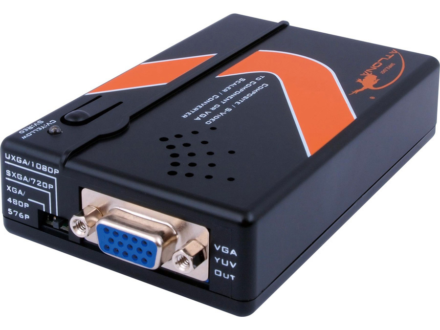 Atlona ATAVS100 Composite/SVideo to Component or VGA Scaler