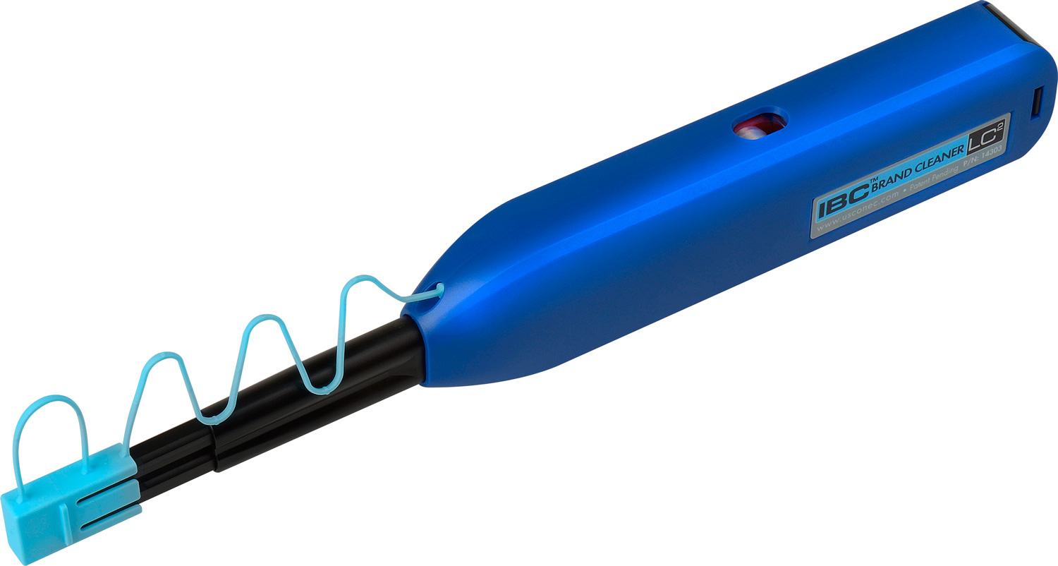 IBC OneClick Fiber Cleaner for Duplex LC Connectors with PC & APC Polish