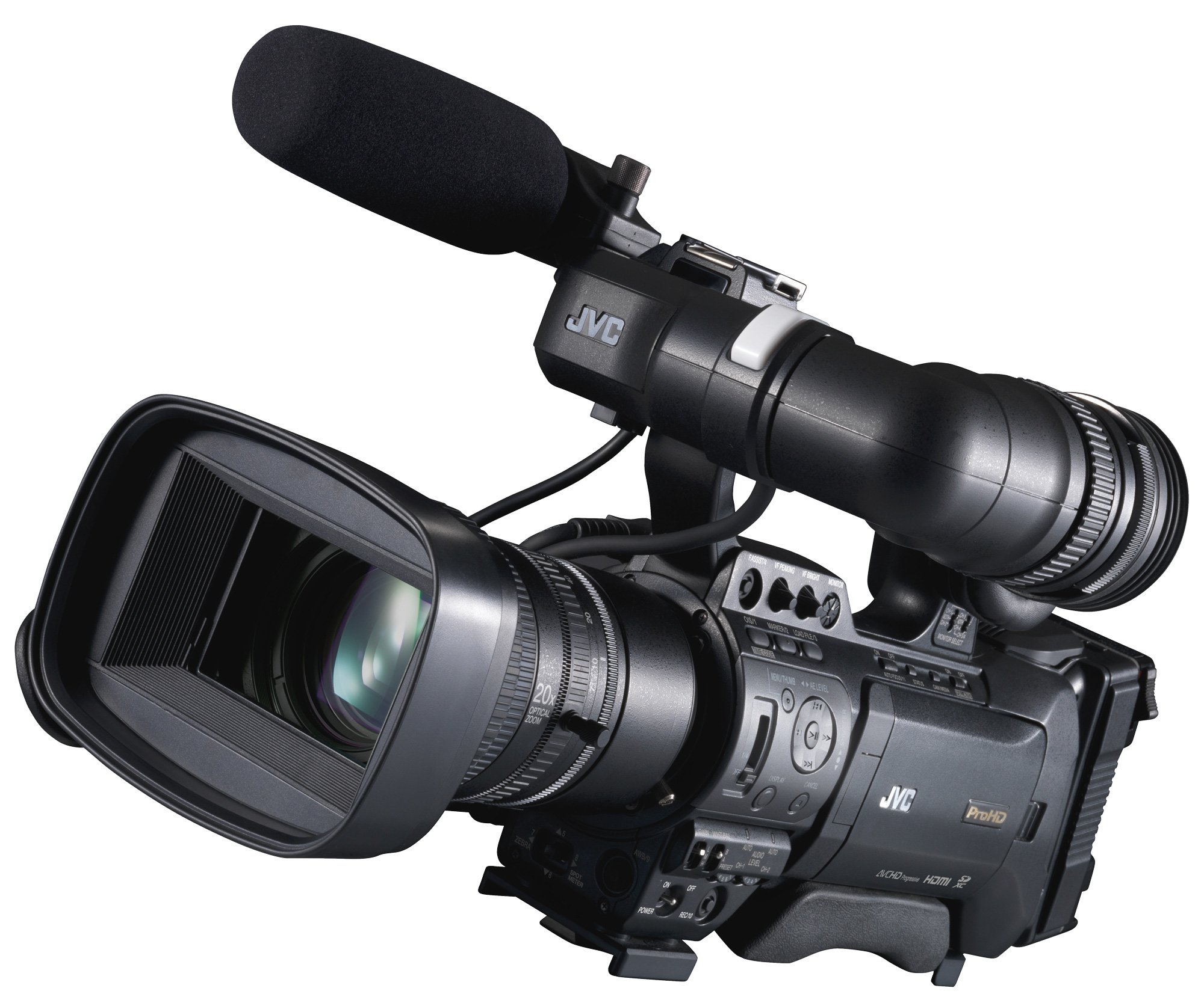 JVC GYHM850U ProHD Compact Shoulder Mount Camera with Fujinon 20x Lens