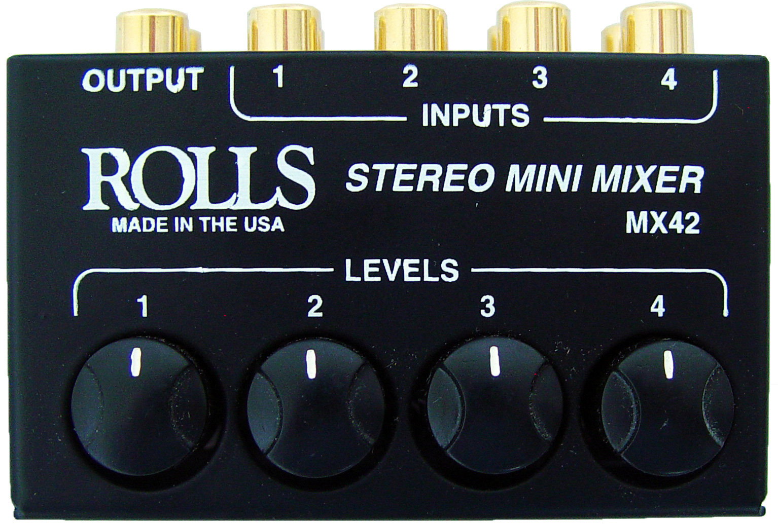 Rolls MX42 4 Channel Stereo Passive Mixer
