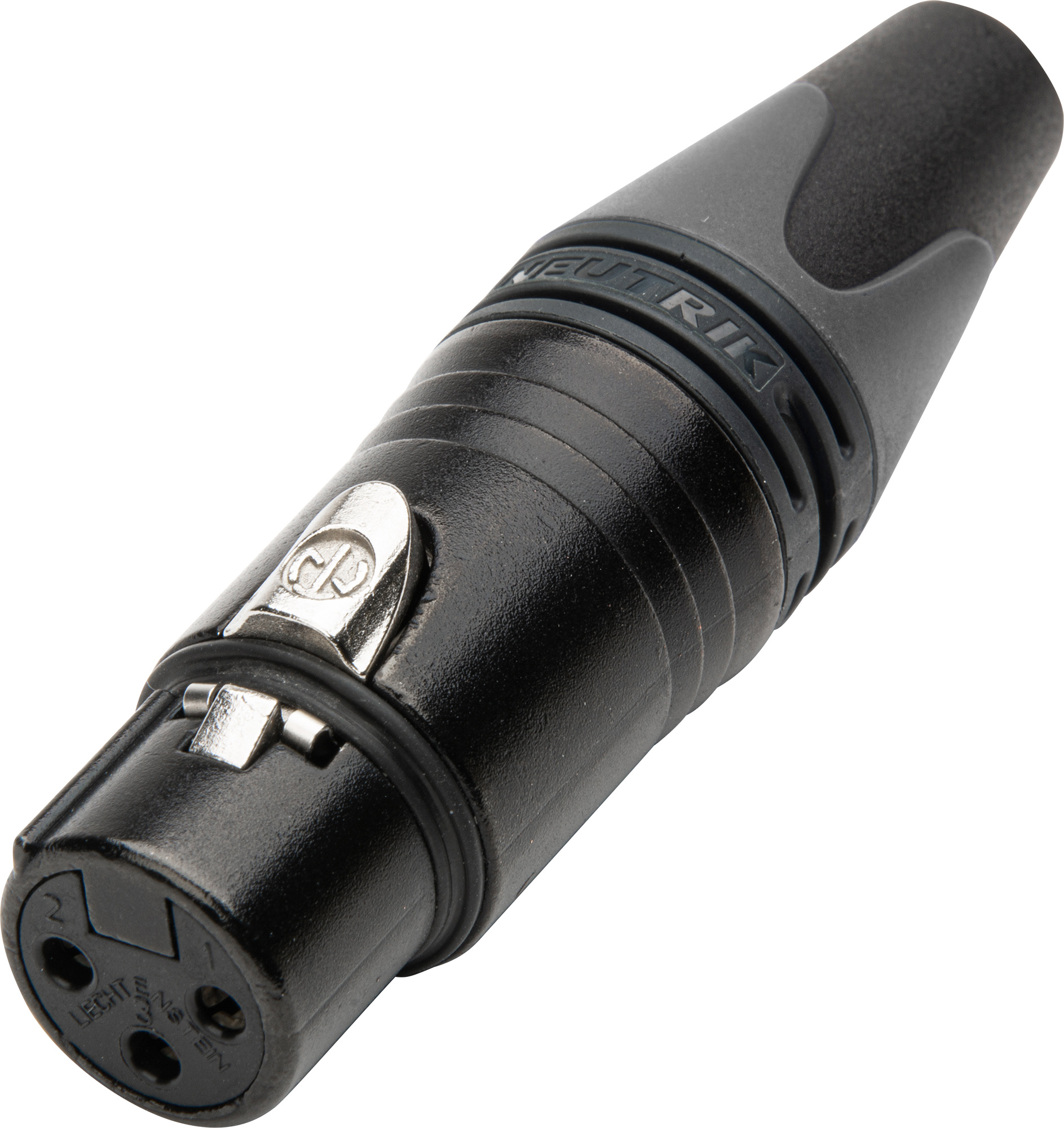 Neutrik NC3FXXB 3 Pin Female XLR Cable Connector Black/Gold