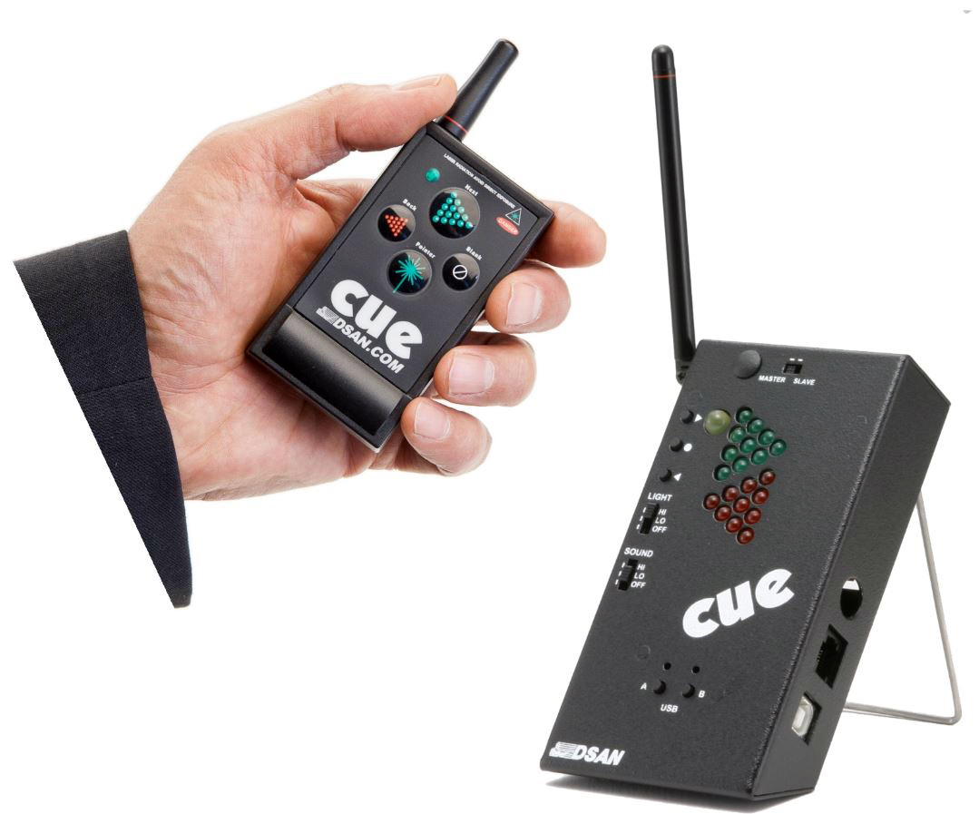 DSAN PerfectCue Mini Cue Light with 3 Button Remote & Green Laser