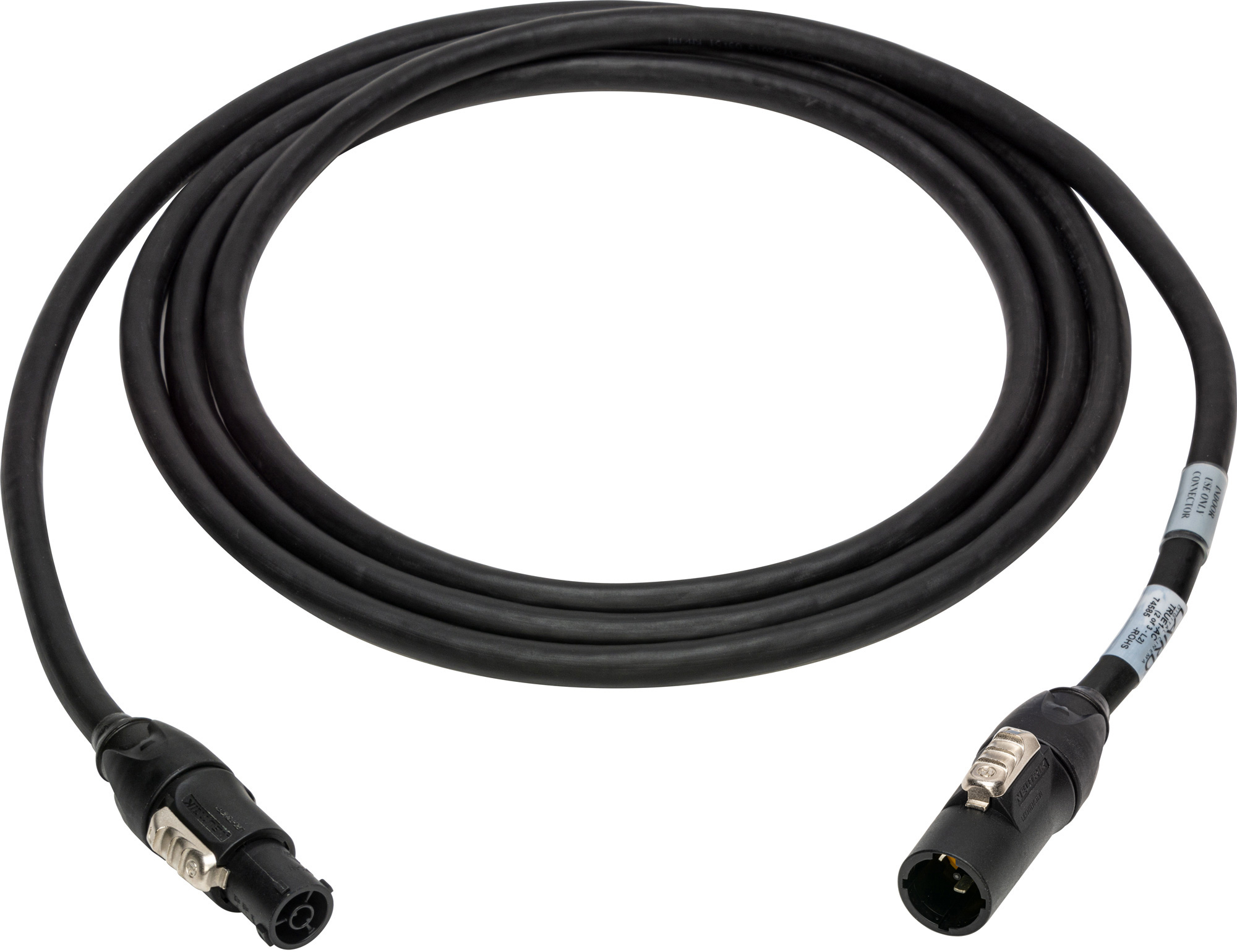 Neutrik TRUE1 PowerCon Male to Female AC Power Extension Cable 20AMP